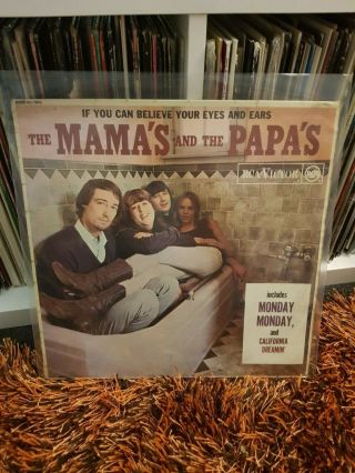 The Mamas & The Papas ‎– If You Can Believe Your Eyes And Ears Lp Vinyl Uk 1966