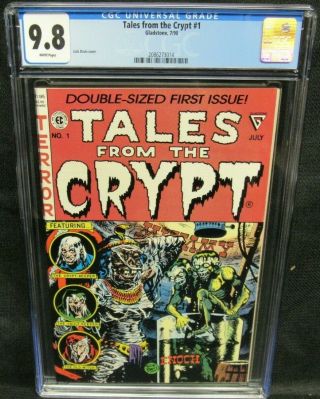 Tales From The Crypt 1 (1990) Gladstone Jack Davis Cover Cgc 9.  8 F026
