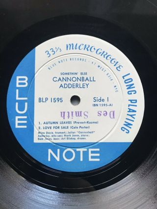 Cannonball Adderley On Blue Note 1595 3