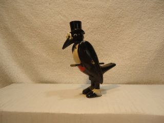 Old Crow Whiskey advertising plastic figure gas oil man cave 2