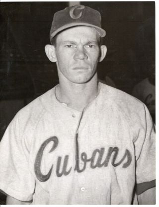 1950s Orig Baseball Photo Cuban Player Ultus Alvarez Cuban Sugar Kings Habana