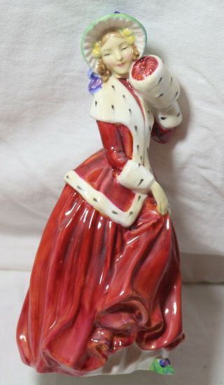 Royal Doulton - Christmas Morn - Peggy Davies - Hn 3212 - Woman Figurine/figure
