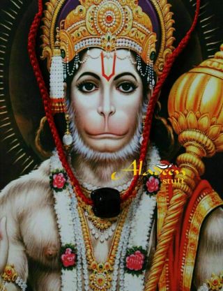 Hindu God Hanuman Temple Balaji Powerful Bead Protection From Evil Black Magick