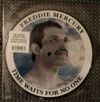 Freddie Mercury 7 " Vinyl Picture Disc Time Waits For No One Brian May Queen