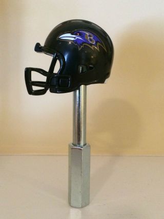 Baltimore Ravens Mini Helmet Nfl Beer Tap Handle Football Kegerator Riddell Afc