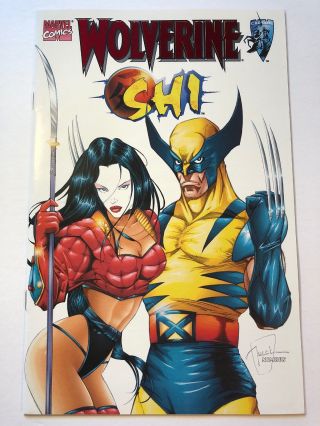 Wolverine Shi Dark Night Of Judgment 1 Red Variant 500 Printed Comic Cavalcade