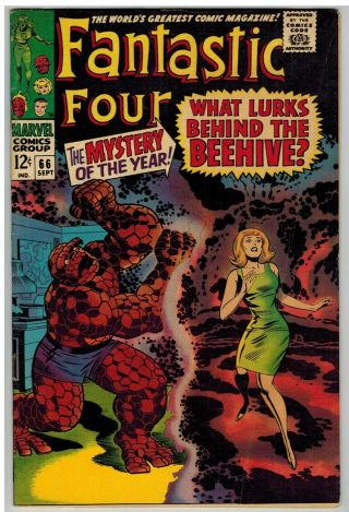 Fantastic Four 66 1967 Origin Of Him (adam Warlock) Marvel Silver Age