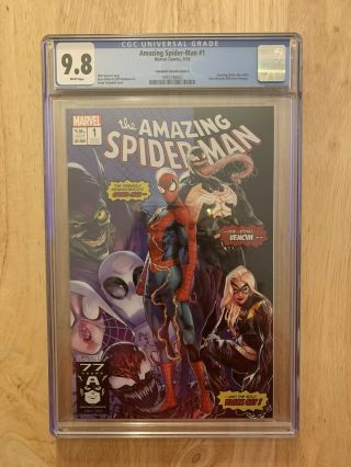 9.  8 The Spider - Man 1 - Mutants 98 Campbell Variant Cover A Homage