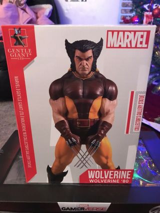 Marvel Wolverine 1980 Collectors Gallery Statue Gentle Giant