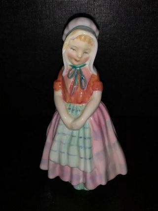 Royal Doulton England Hn1680 Girl Tootles 4 1/2 " Figurine 1930 - 1995