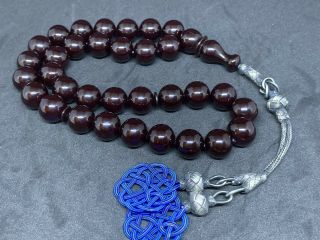Natural Amber Misbaha Tasbih Prayer Beads,  Kehribar,