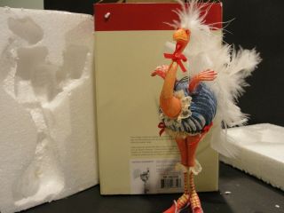 Dept 56 Patience Brewster Ostrich 8 " Christmas Ornament Get Two