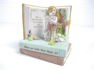 Enesco Music Box How Much Is That Doggie In The Window What Are Little Boys Made