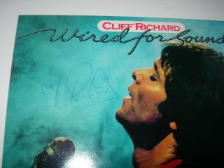 Cliff Richard Wired For Sound Signed Record Cover.  Lp,  Vinyl,  Record