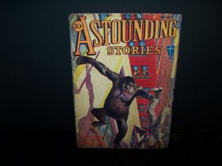 Astounding Stories 1/32 Pre King Kong Mens Sci - Fi Science Fiction Pulp Mag