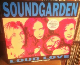 Soundgarden Loud Love Big Dumb Sex Get On The Snake 1990 Uk A&m 12 " Etched Disc