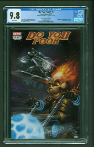 Do You Pooh 1 Cgc 9.  8 Unknown Comics Edition Cover Gotg Parrillo Homage 75