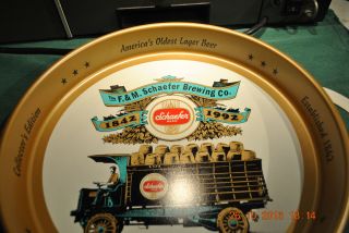 SCHAEFER BEER TRAY - - - THE F.  & M.  SCHAEFER BREWING CO.  FROM CASE OF 25 2