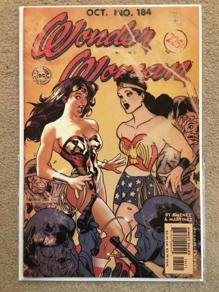 Wonder Woman 184 2002 2nd Series Adam Hughes Classic Cover Jimenez Htf
