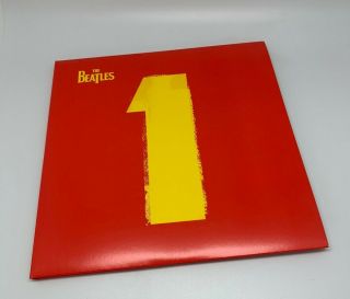 The Beatles " 1 " Double Lp Record Set With Several Posters.