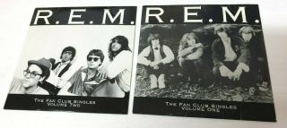 R.  E.  M - The Fan Club Singles Vol One And Two - Coloured Vinyl Limited 1000 Only
