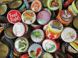 400 Rare Unique Regular Bottle Caps,  They Are From Home Brewed Beer And Soda