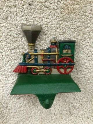 Midwest Cannon Falls Christmas Train Cast Iron Stocking Hanger Holder
