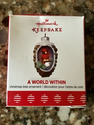 2017 Hallmark Ornament A World Within Series 3 Miniature