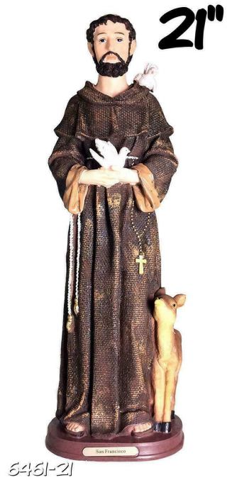 21 " San Francisco De Asis 6465 - 21 St Francis Of Assisi Statue