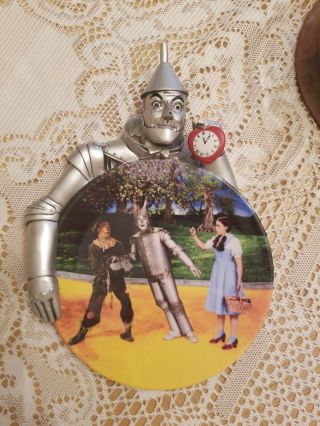 Bradford Exchange Wizard Of Oz Plate Tinman If I Only Had A Heart Adventures Tin