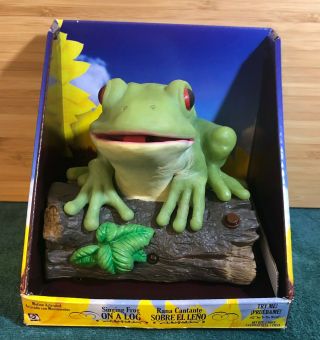 Gemmy Singing Frog (jeremiah Was A Bullfrog) 2008 Collectible