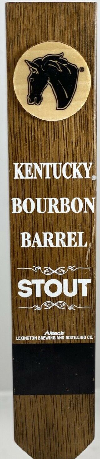 Kentucky Bourbon Barrel Stout Beer Keg Tap Handle