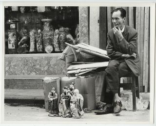 Horst Faas Vintage 1972 Cat Street Peddler In Hong Kong Press Photo