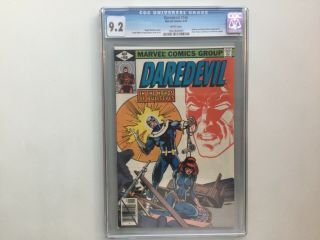Marvel 1979 Daredevil 160 Cgc 9.  2 Bullseye Black Widow Frank Miller Klaus Janson