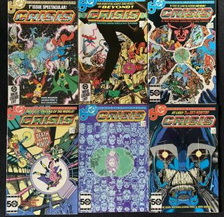 Crisis On Infinite Earths 1 - 12 Complete Set Death Of Supergirl And Flash Cw