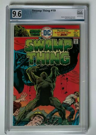 Swamp Thing 19 | Pgx 9.  6 | White Pages | Dc 1975 | Swamp Thing 19 9.  6