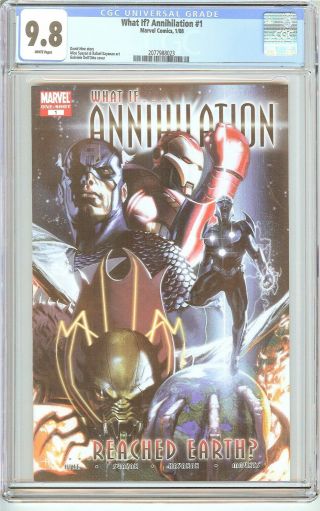 What If? Annihilation 1 Cgc 9.  8 White Pages 2077988023