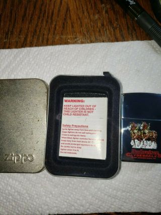 ZIPPO BUDWEISER CLYDESDALES 2