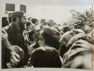 1960s Photo Cuba Cuban Revolution Moment Fidel Castro / Students