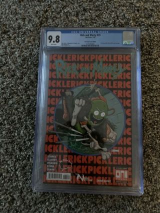 Rick And Morty 35 Cgc Variant Spiderman 300 Homage
