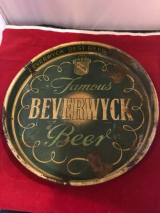 Vintage Beverwyck Famous Beer Tray