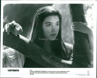 1986 Press Photo Actress Jennifer Connelly Celebrity Labyrinth Child Model 8x10