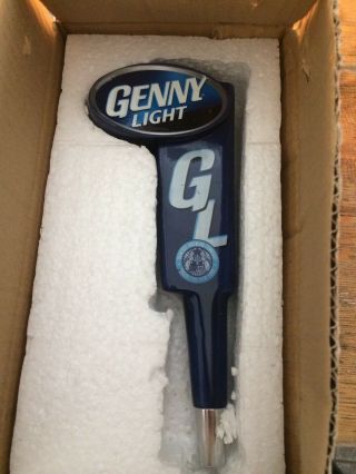 2 Genny Light Beer Tap Handles