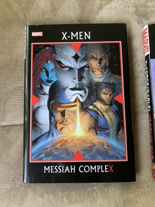 X - Men: Messiah Complex Hardcover X - Force/Cable: Messiah War Hardcover Marvel 2