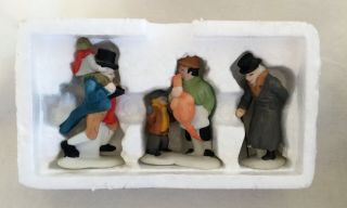 Vintage Department 56 “a Christmas Carol” Set Of 3 Figurines Cratchit Scrooge