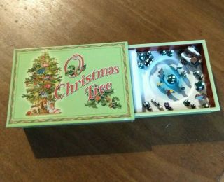 Gold Label Match Box Melodies By Mr.  Christmas Music Box “o Christmas Tree”