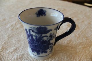 Cracker Barrel Blue & White Tea Cup / Mug (discontinued)