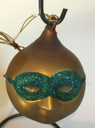Dept Department 56 Cirque Du Soleil Masked Mercury Glass Ornament 2