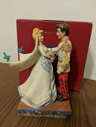 Jim Shore Disney Traditions By Enesco Cinderella And Prince Charming Wedding.