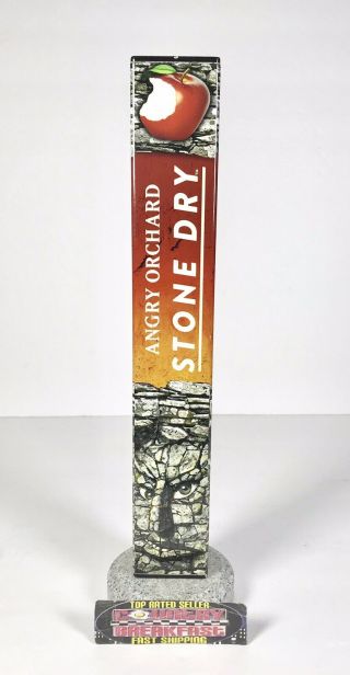 Angry Orchard Stone Dry Hard Cider Beer Tap Handle 11” Tall -